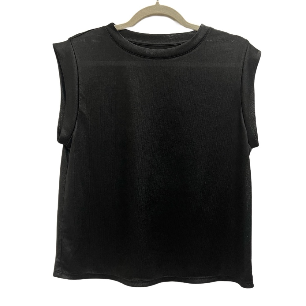 Porridge Shine Glam Muscle Tee Black
